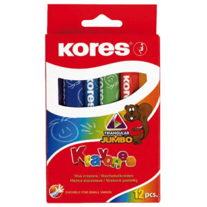Pastele voštane Kores Jumbo trokutaste 6/1