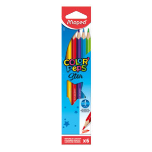 Bojice drvene Maped Color'Peps trobridne 6/1 MAP832002