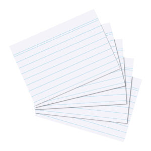 Kartica A6, diktando, set 100/1, 170 gramski papir, bijele, Herlitz