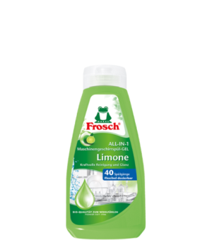 Frosch All in 1 gel za strojno pranje posuđa Limeta, 650 ml