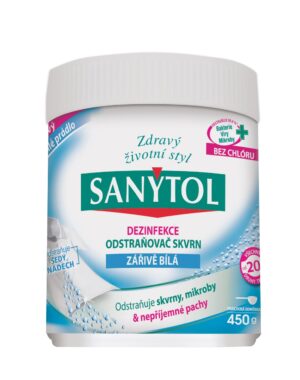 Sanytol Whitener prašak za bijelo rublje i uklanjanje mrlja, 450 g