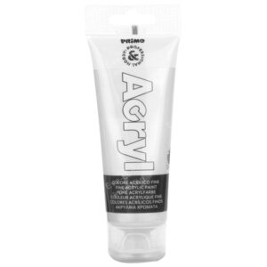 Boja akrilna  75 ml pvc tuba Primo H&P 420TA75910N srebrna!!