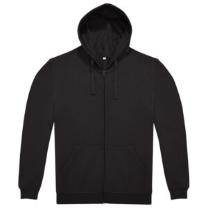 Majica dugi rukavi zip B&C ID.224 280g crna 3XL