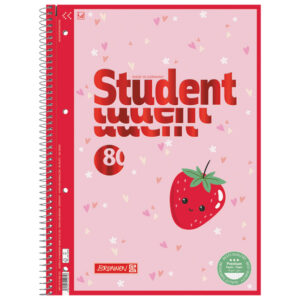 Blok kolegij A4 karo  80L perforacija+4rupe Fruity Love Brunnen 10-67928 522!!