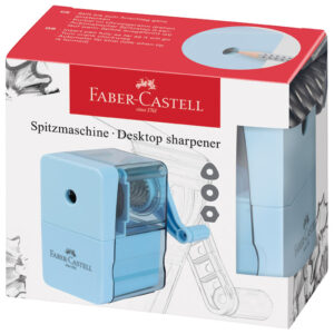 Šiljilo stolno mehaničko Faber Castell 180985 sky blue