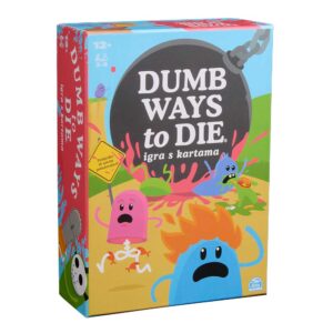 Igra društvena Dumb ways to die - igra s kartama (hrvatski)