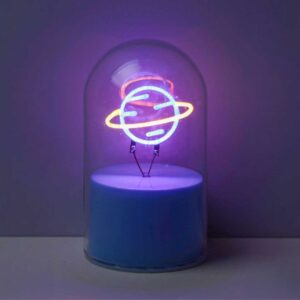 Lampa staklena kupola iTotal NEON-efekt LED Saturn XL3252