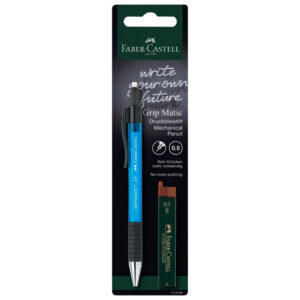 Olovka tehnička 0,5 mm Grip Matic 1375+mine Faber-Castell plava blister!!