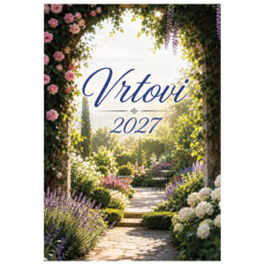 Kalendar "Vrtovi 2027" 13 listova, spirala