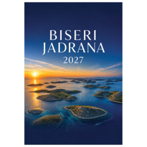 Kalendar "Biseri Jadrana 2027" 13 listova, spirala
