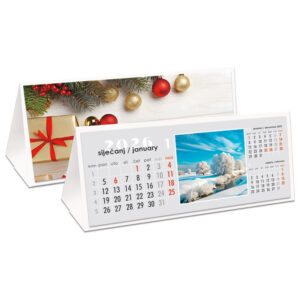 Kalendar stolni mali-čestitka (s kuvertom)
