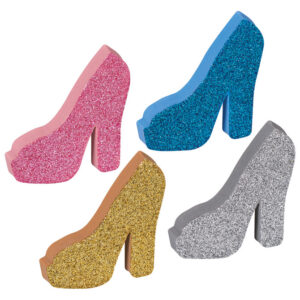 Gumica Štikla glitter 4 cm Brunnen 10-27408 sortirano!!