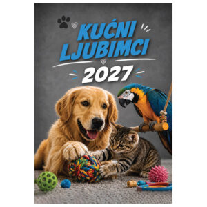 Kalendar "Kućni ljubimci 2027" 13 listova, spirala