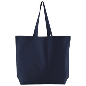 Vrećica za kupovinu pamučna 35x39x13.5 cm duge ručke Maxi Beechfield W165  tamnoplava
