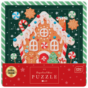 Puzzle 49 kom u okviru Christmas "Gingerbread House" Interdruk