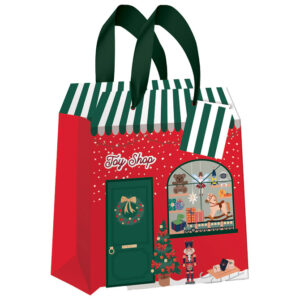 Vrećice ukrasne 26,5x33x13 cm novogodišnje Christmas Interdruk sort