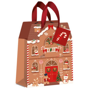 Vrećice ukrasne 33x46x13 cm novogodišnje Christmas Interdruk sort