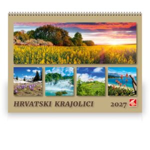 Kalendar zidni Hrvatski krajolici 2027.